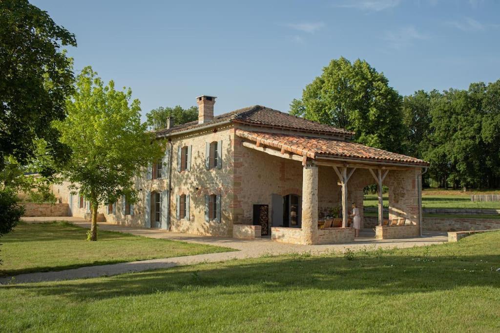 Villa L'Heritier, Maison Climatisee, 12Pers Avec Piscine à Marzens Extérieur photo