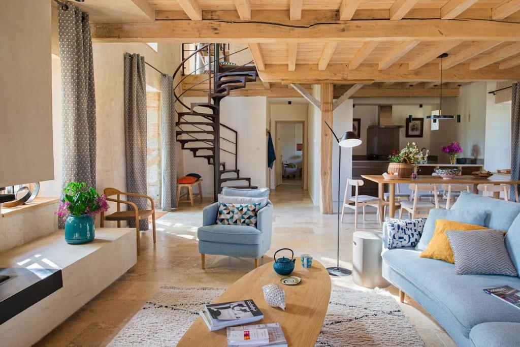 Villa L'Heritier, Maison Climatisee, 12Pers Avec Piscine à Marzens Extérieur photo
