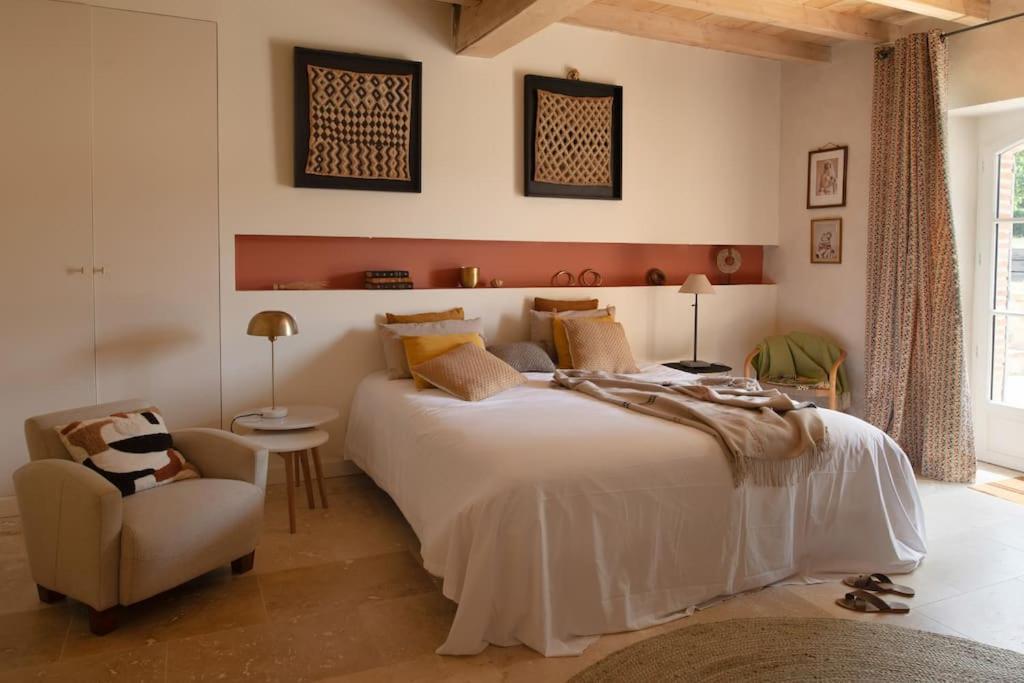 Villa L'Heritier, Maison Climatisee, 12Pers Avec Piscine à Marzens Extérieur photo